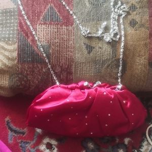 Rosy Pink evening clutch